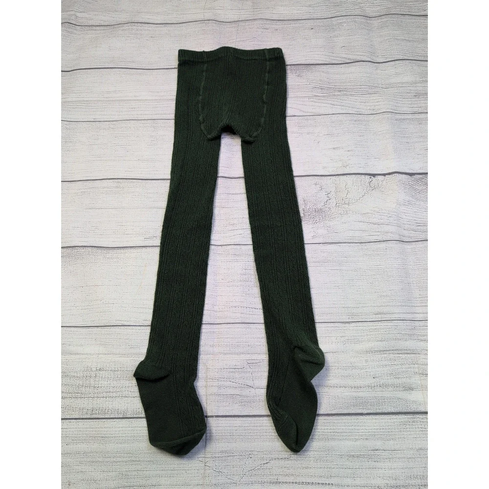 5/6 Little Stocking Co Hunter Green Tights